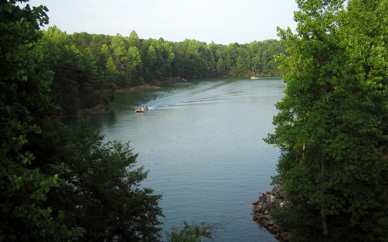 Belews Lake, north of Belews Creek