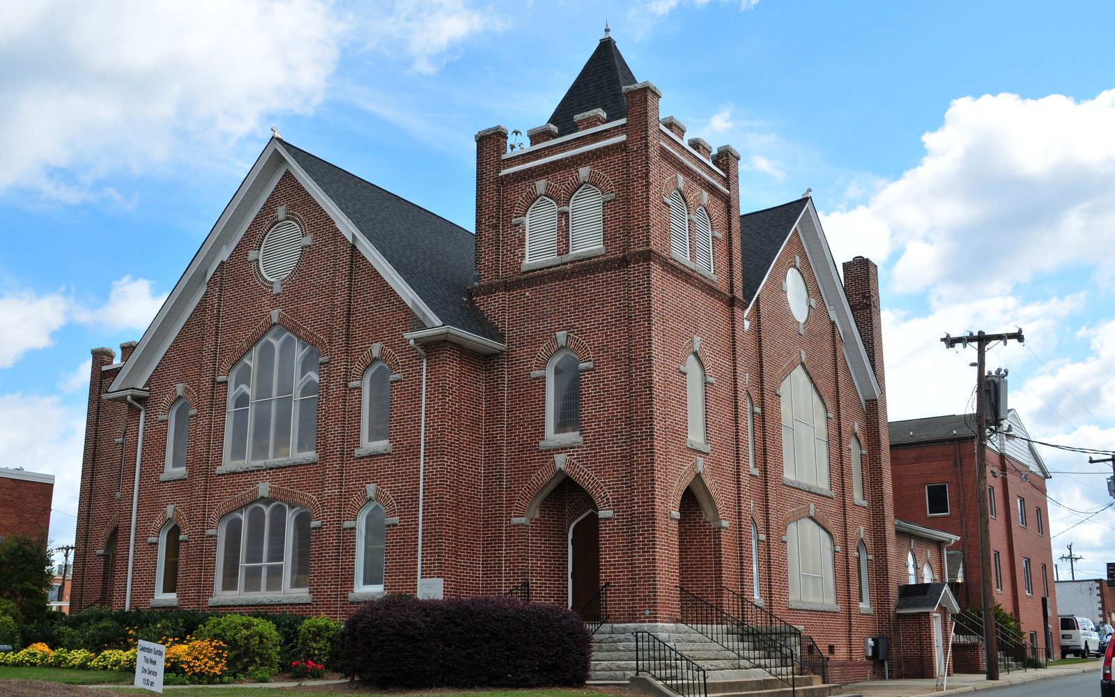 First Baptist Church on North Main Street, Kernersville