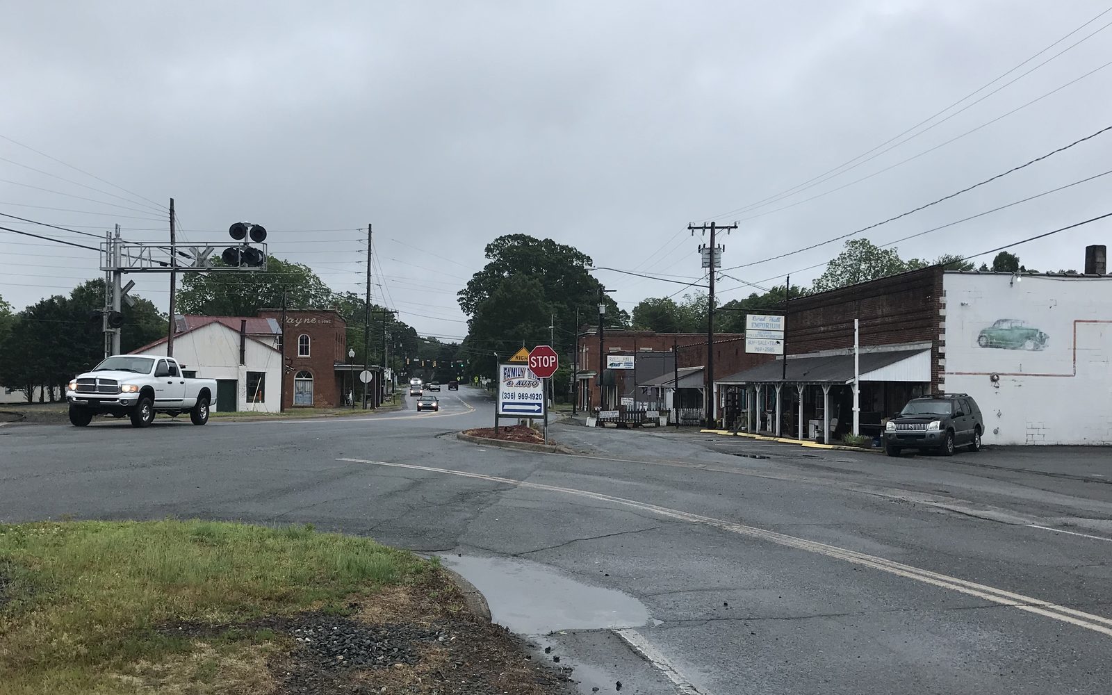 Depot Street in Rural Hall