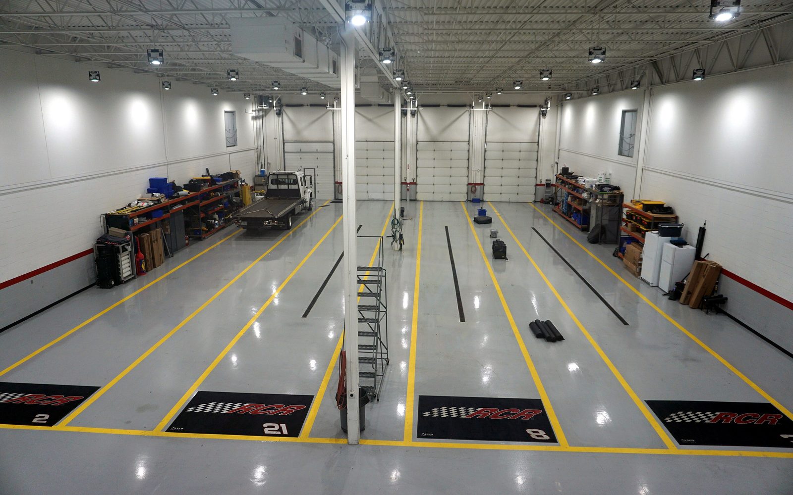 The race shop at Richard Childress Racing in Welcome